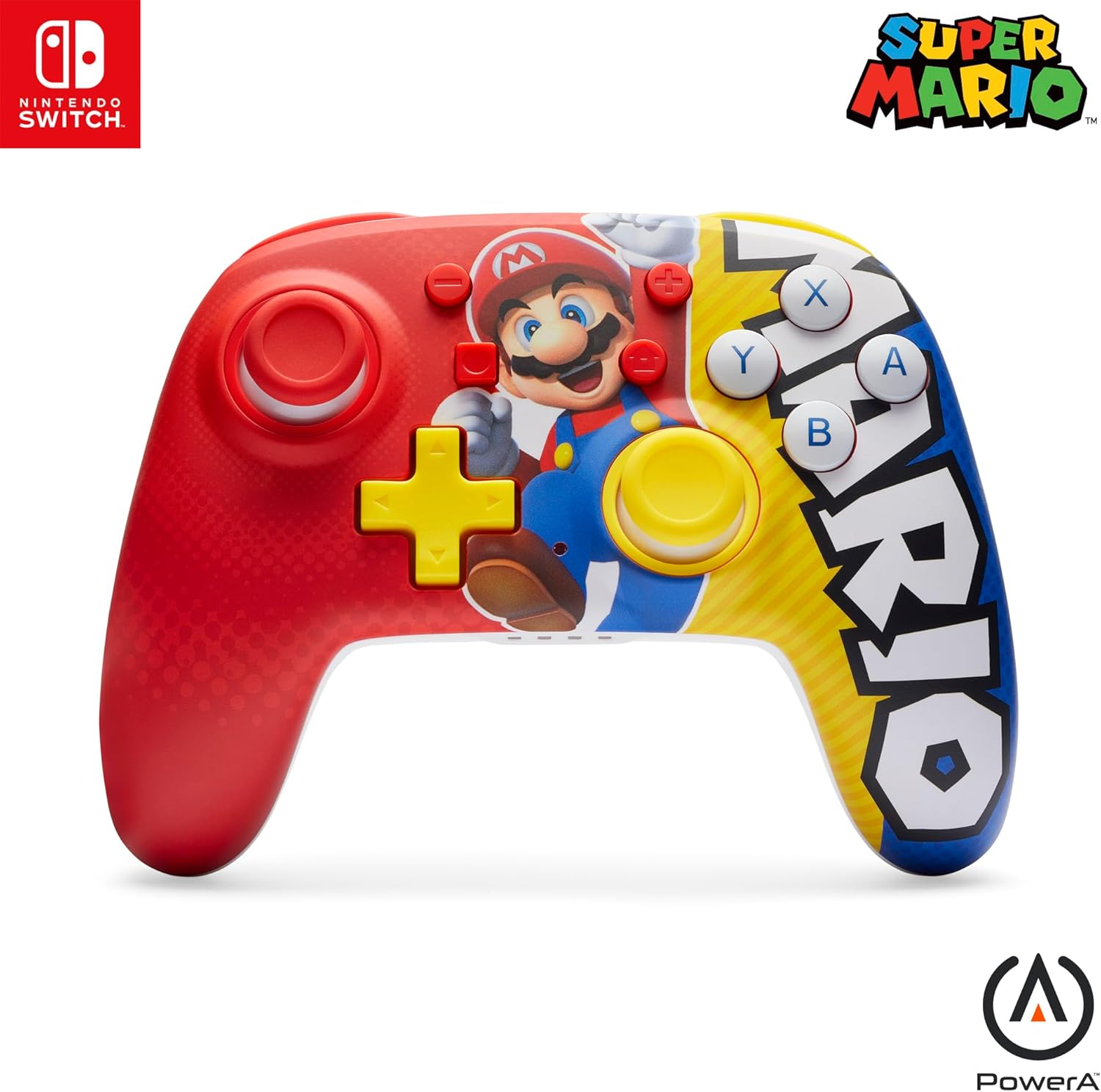 Powera Nano Enhanced Wireless Controller for Nintendo Switch, Mario Victory image number 6