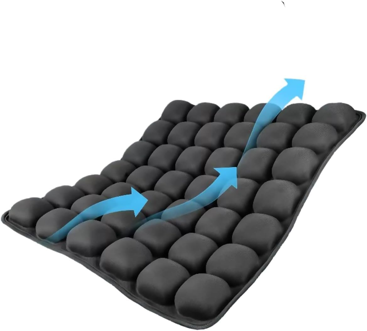 Travel Seat Cushion for Airplane Seat Cushion for Long Flights,Portable Inflatable 3D Air Cell Seat Cushions,Ergonomic,For Office & Car,Wheelchair