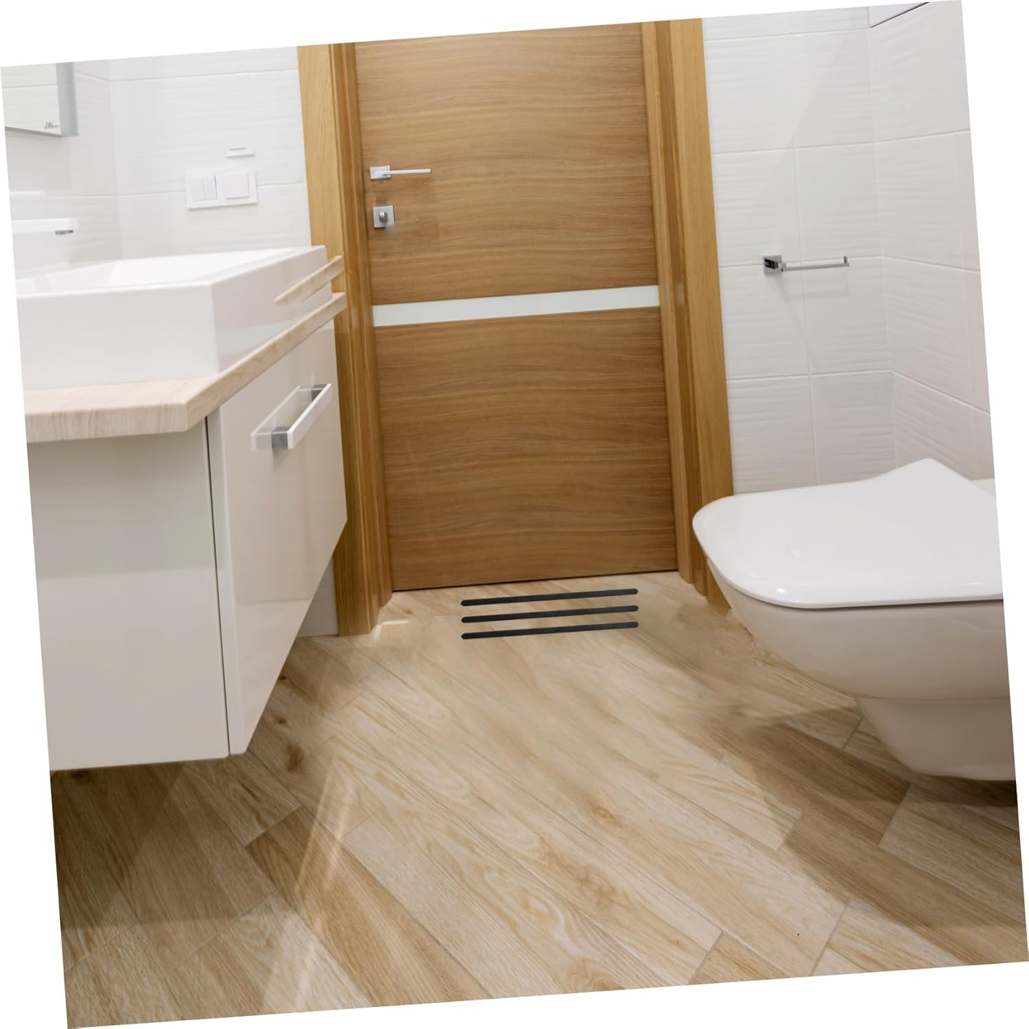 Veemoon 24Pcs Bathtub Strips Non Slip Shower Mat Stickers Safety Tub Adhesive for Bathrooms image number 2