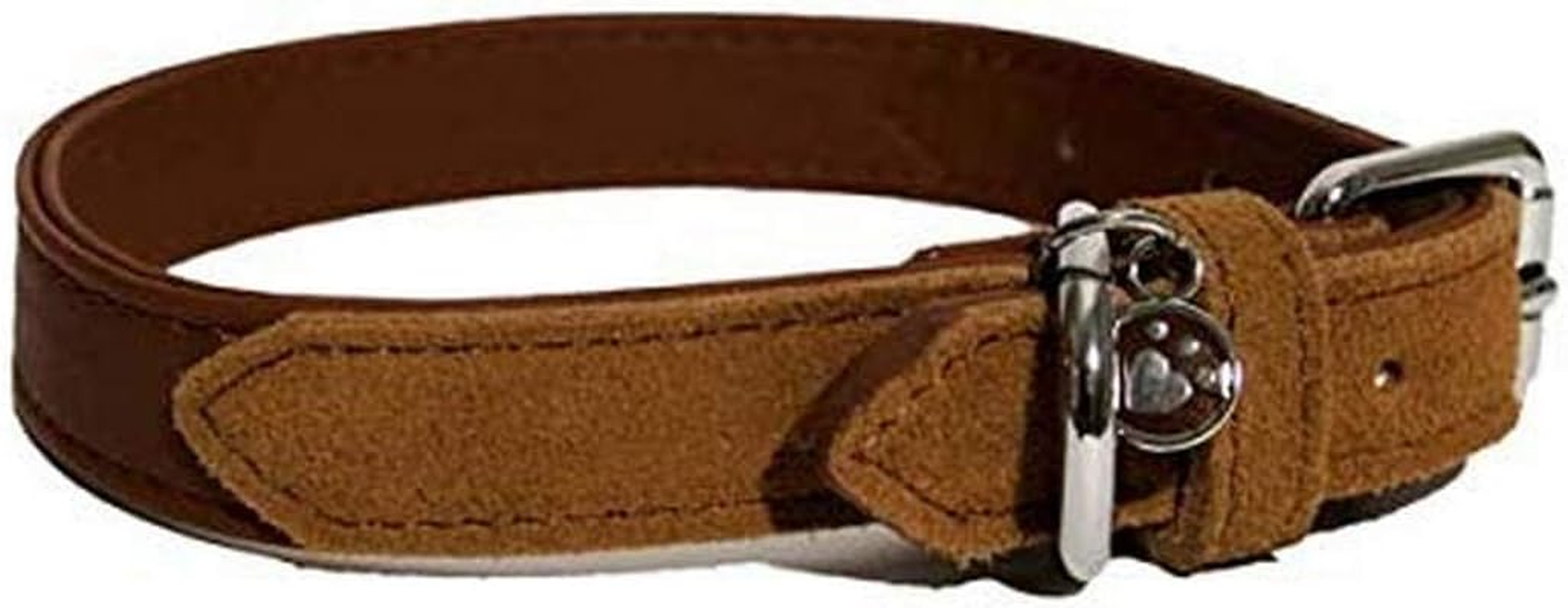 Rosewood Luxury Leather Soft Touch Dog Collar, Red, Small image number 6