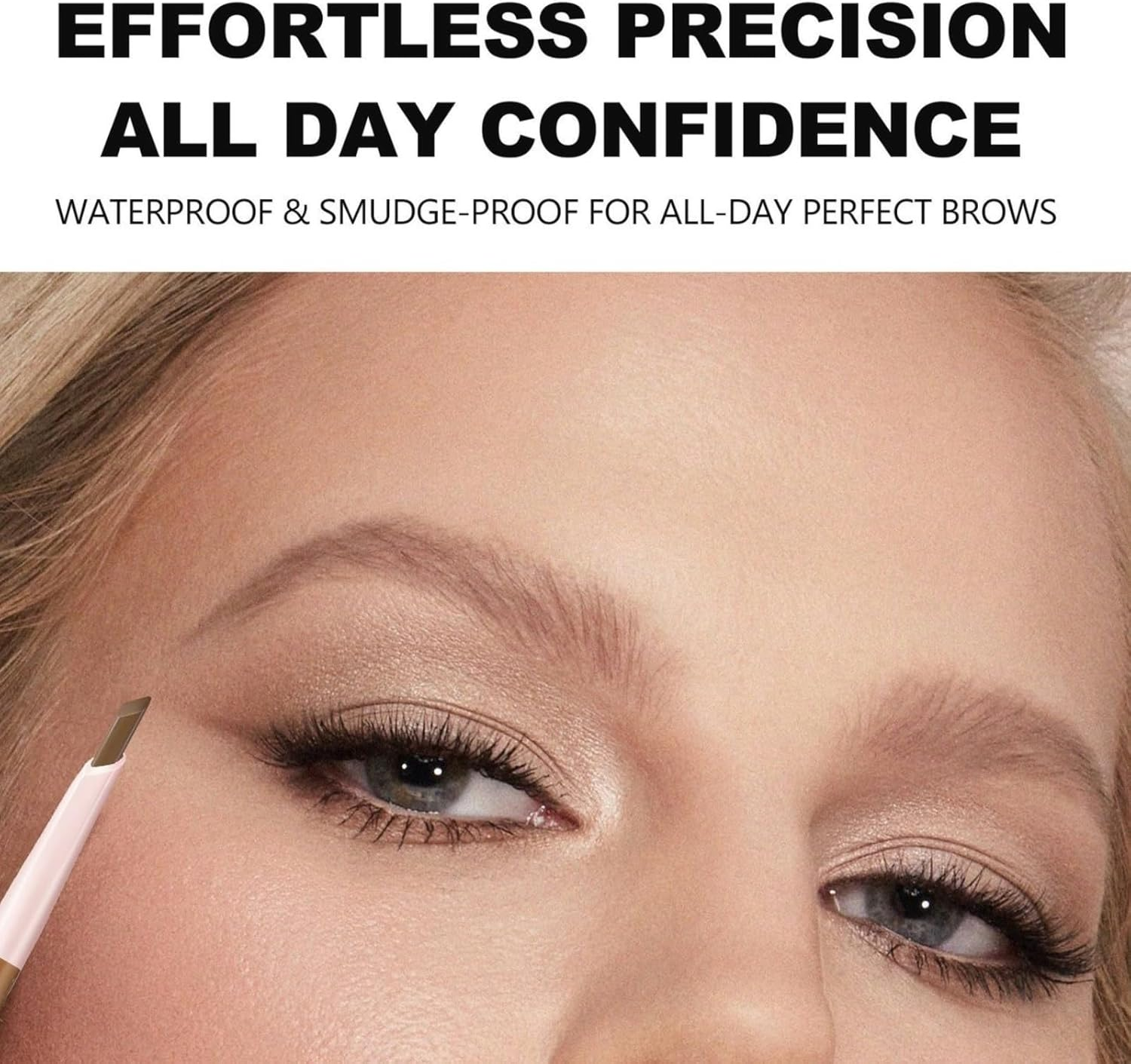 Okerker Brown Dual-Ended Eyebrow Pencil - Waterproof, Smudge-Proof Brow Liner with High Pigment, Smooth Glide Formula, Built-In Sharpener#06 image number 1