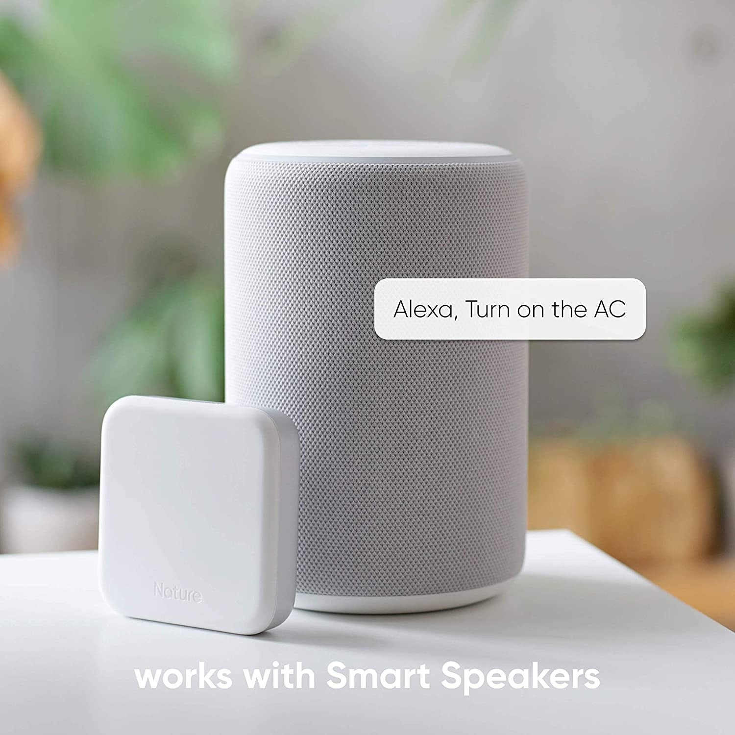 Nature Remo 3 | Smart Universal Remote | Control Air Conditioner, TV, Lighting | Compatible with Alexa, Google Home | Humidty, Light, Motion Sensors Embedded | 2.4 Ghz Wi-Fi Only