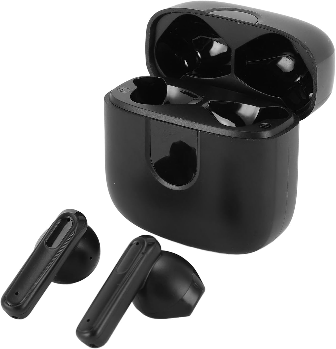 Jectse Language Translator Earbuds, 5.3 Simultaneous Translation Device, 137 Languages Online Translator with APP, Charging Case, Power Display image number 4