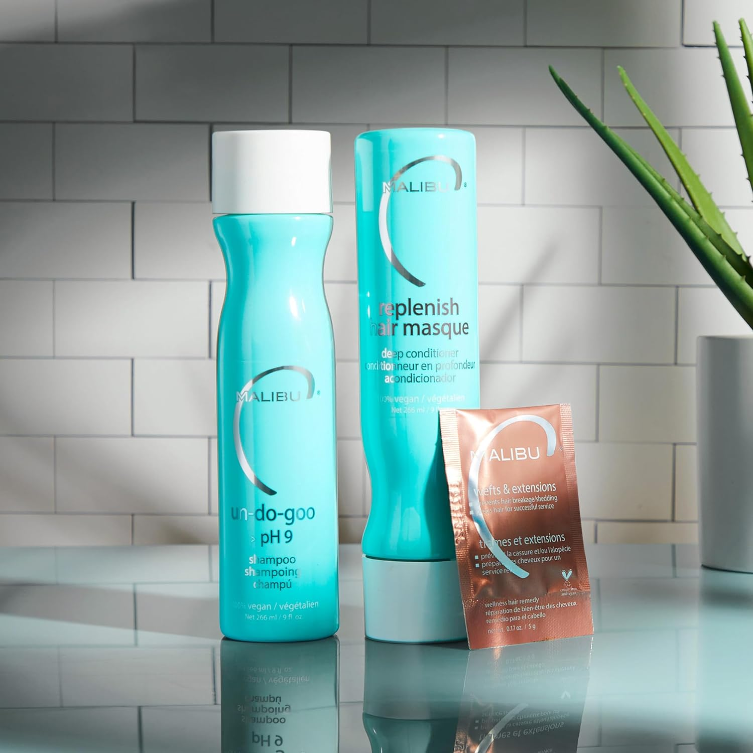 Malibu C Colour Lock Wellness Hair Masque 12 Ml image number 4