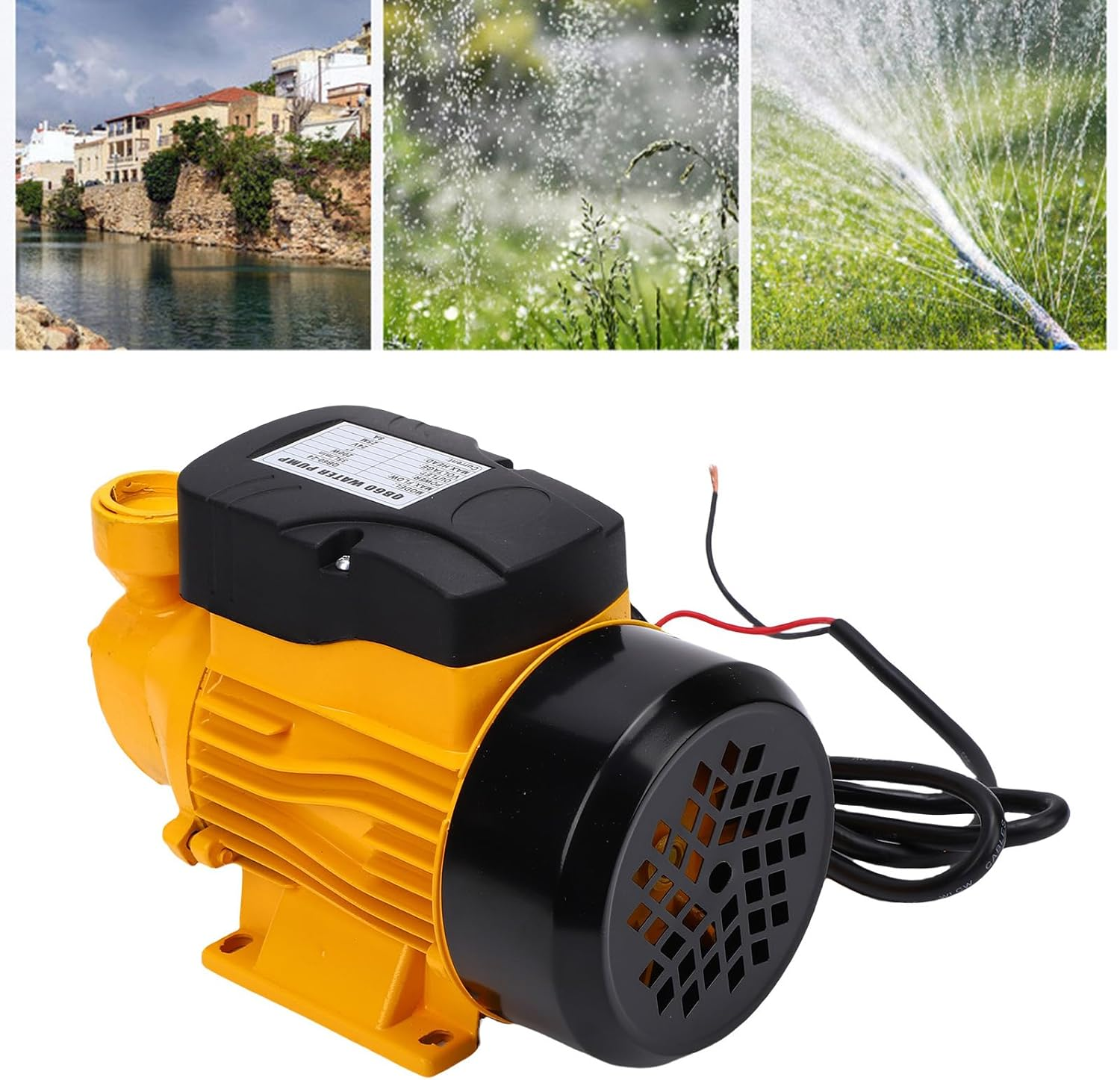 Jiawu 200W Solar, 25M High Lift Shallow Well Pump for Pond Pool Watering System, Durable Use for Outdoor Watering image number 3