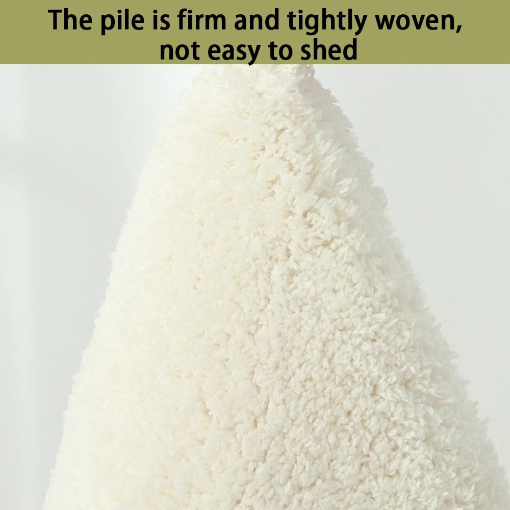 Round Kids Play Rug &ndash; Cute Animals Playmat with Zoo Theme, Super Soft Plush Non-Slip Area Rug, Washable Crawling Floor Mat for Kids Room, Bedroom, Playroom, Nursery (Green)