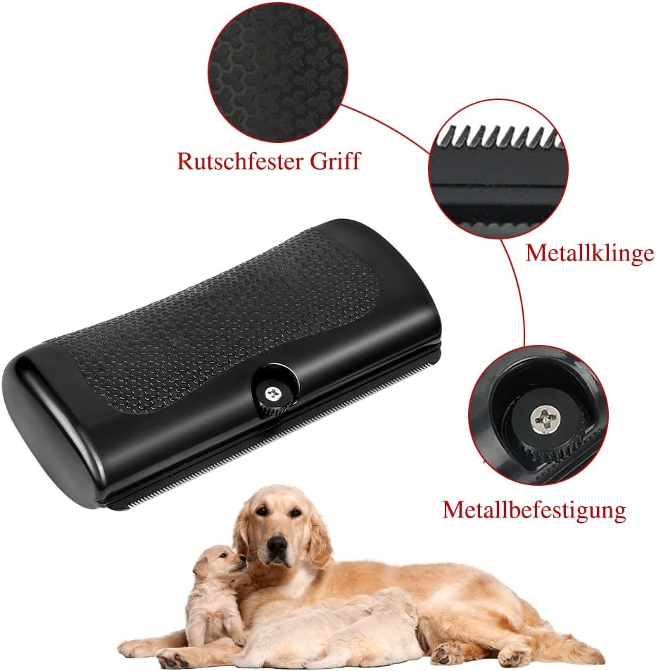 Horuili Hair Brush for Dogs and Cats - Grooming Brush, Pet Grooming Brush, Comb for Long/Short Hair, Removes Loose Hair, Cleaning Pet Accessories image number 2