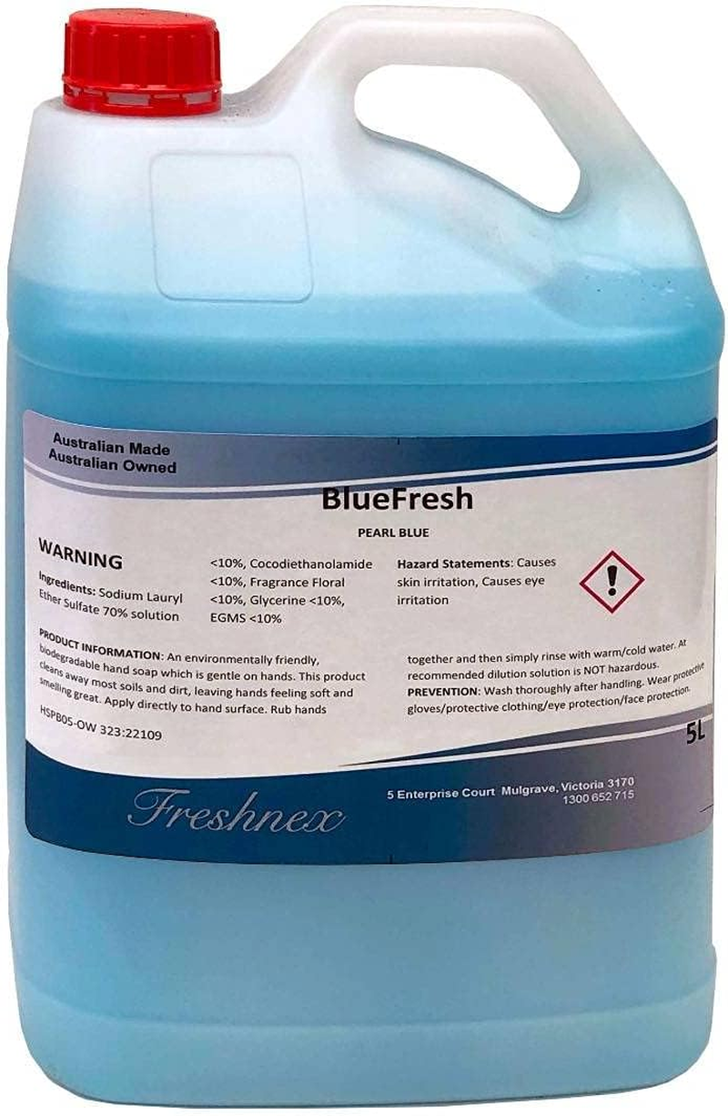 Bluefresh 5L Eco Friendly Pearl Blue Hand Soap