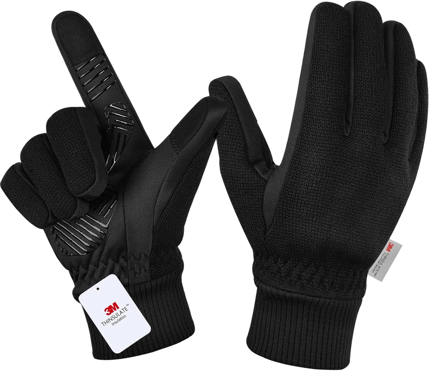 MOREOK Winter Gloves -10&deg;F 3M Thinsulate Warm Gloves Bike Gloves Cycling Gloves for Driving/Cycling/Running/Hiking
