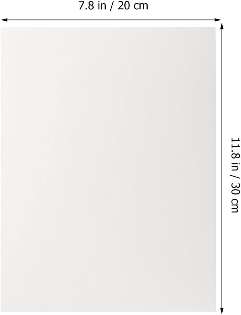 Tofficu 10Pcs Large Foam Boards, A4 Poster Board, DIY Project Display Sheets for Advertisement Crafts Core Blank Thick（White）