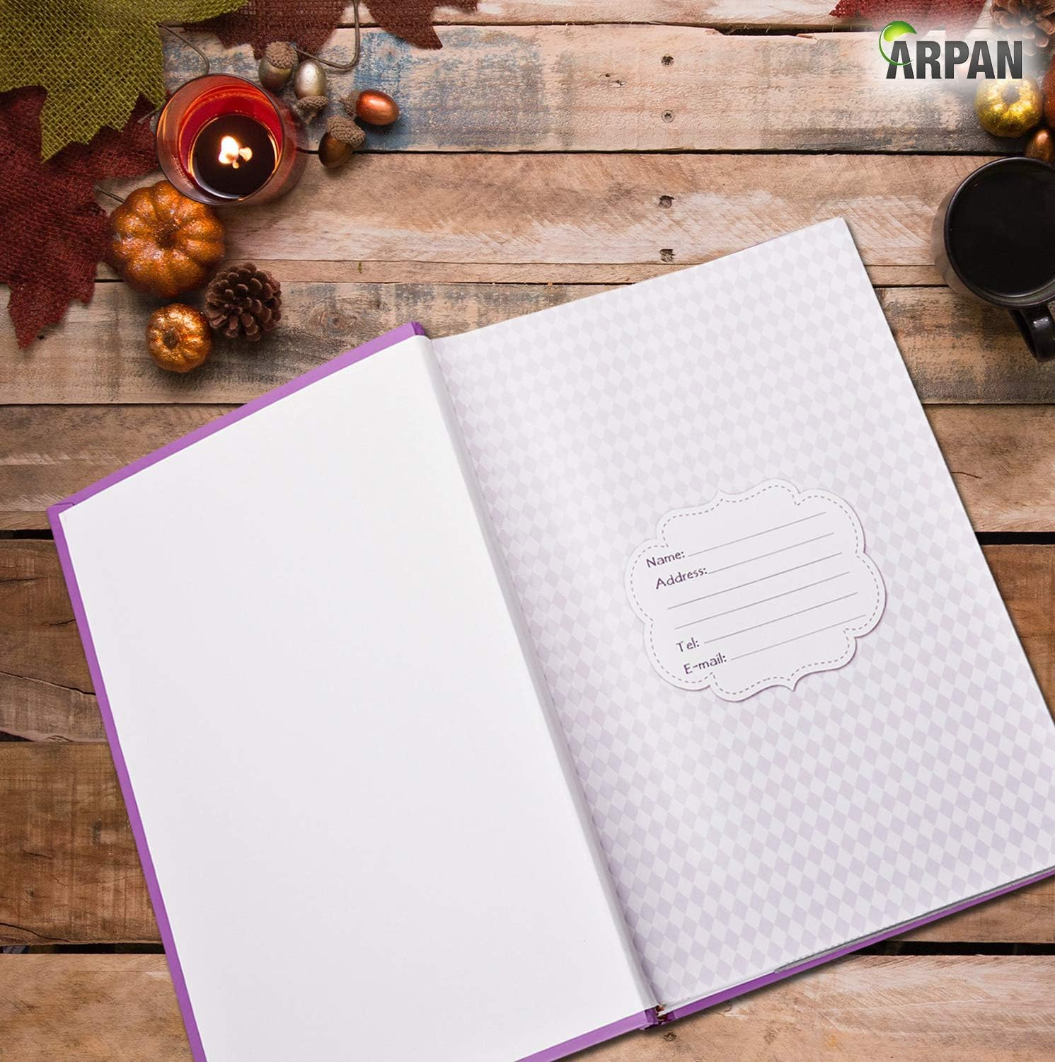 ARPAN Large Purple Memo Slip in Photo Album 300 6X4 Photos - Black image number 7