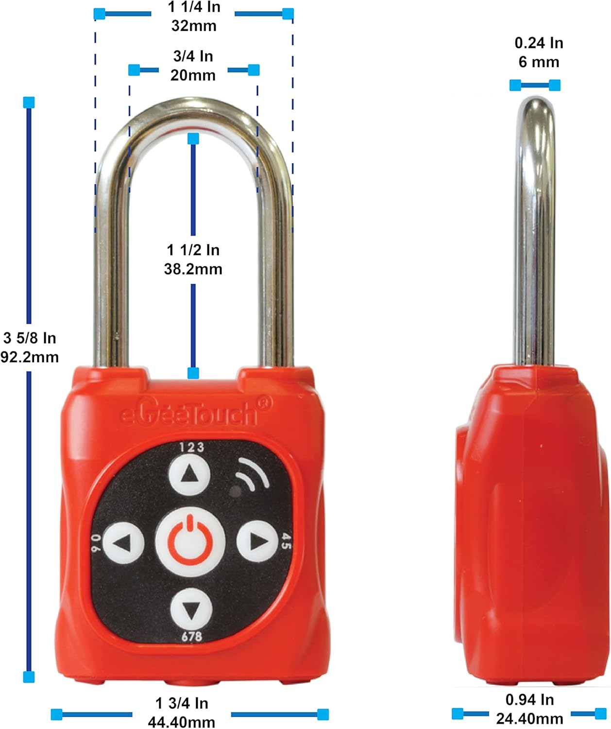Egeetouch Smart Lockout Tagout Padlock image number 3