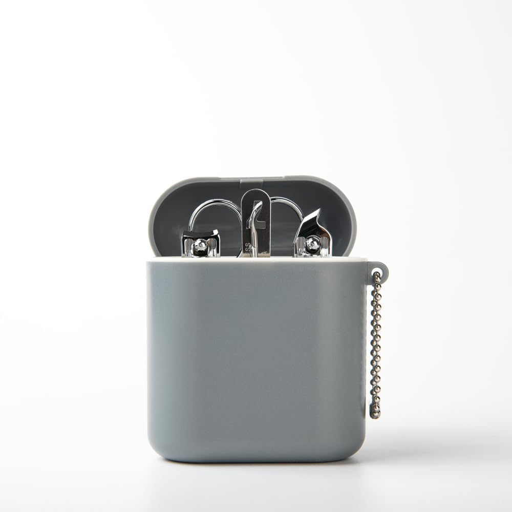 777 Three Seven Clippods Nail Care Set 6Pcs -Gray image number 2