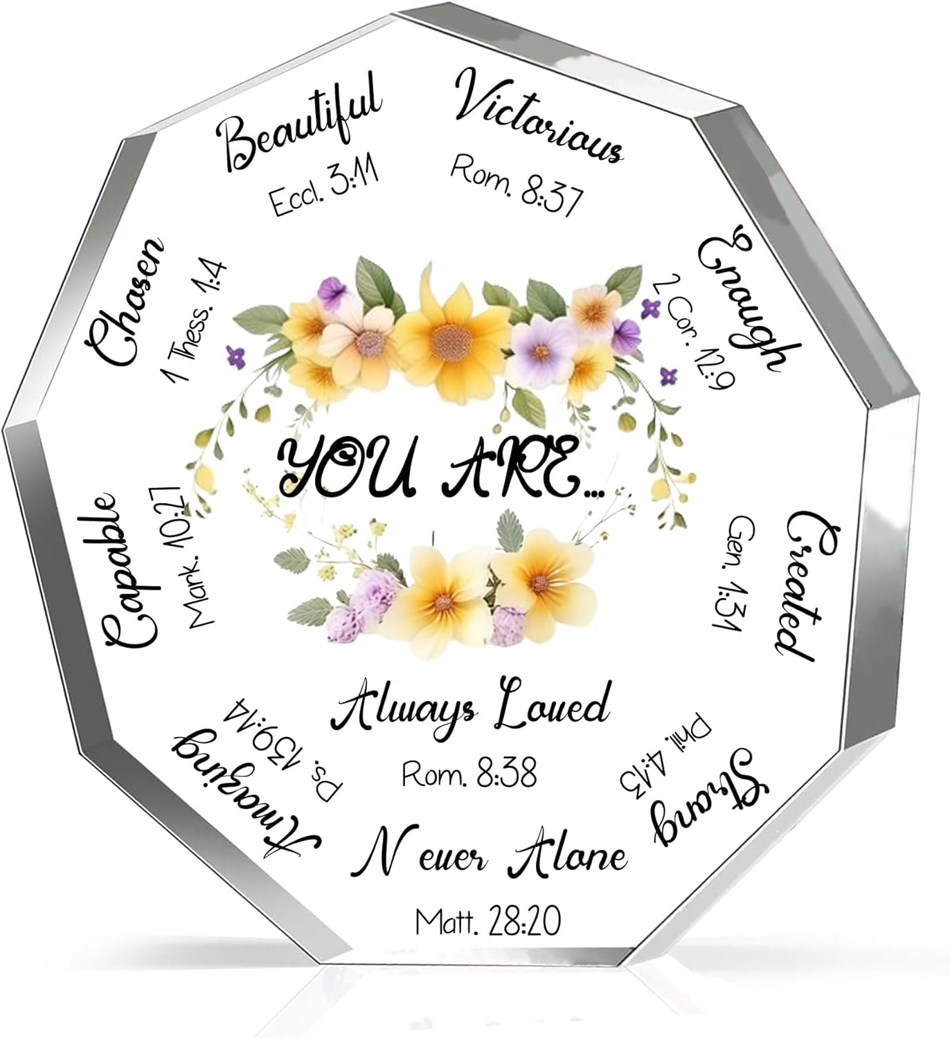 HZBLAZ Acrylic Bookmarks & Plaque Set Sunflower Encourage Keepsake Colleagues image number 2