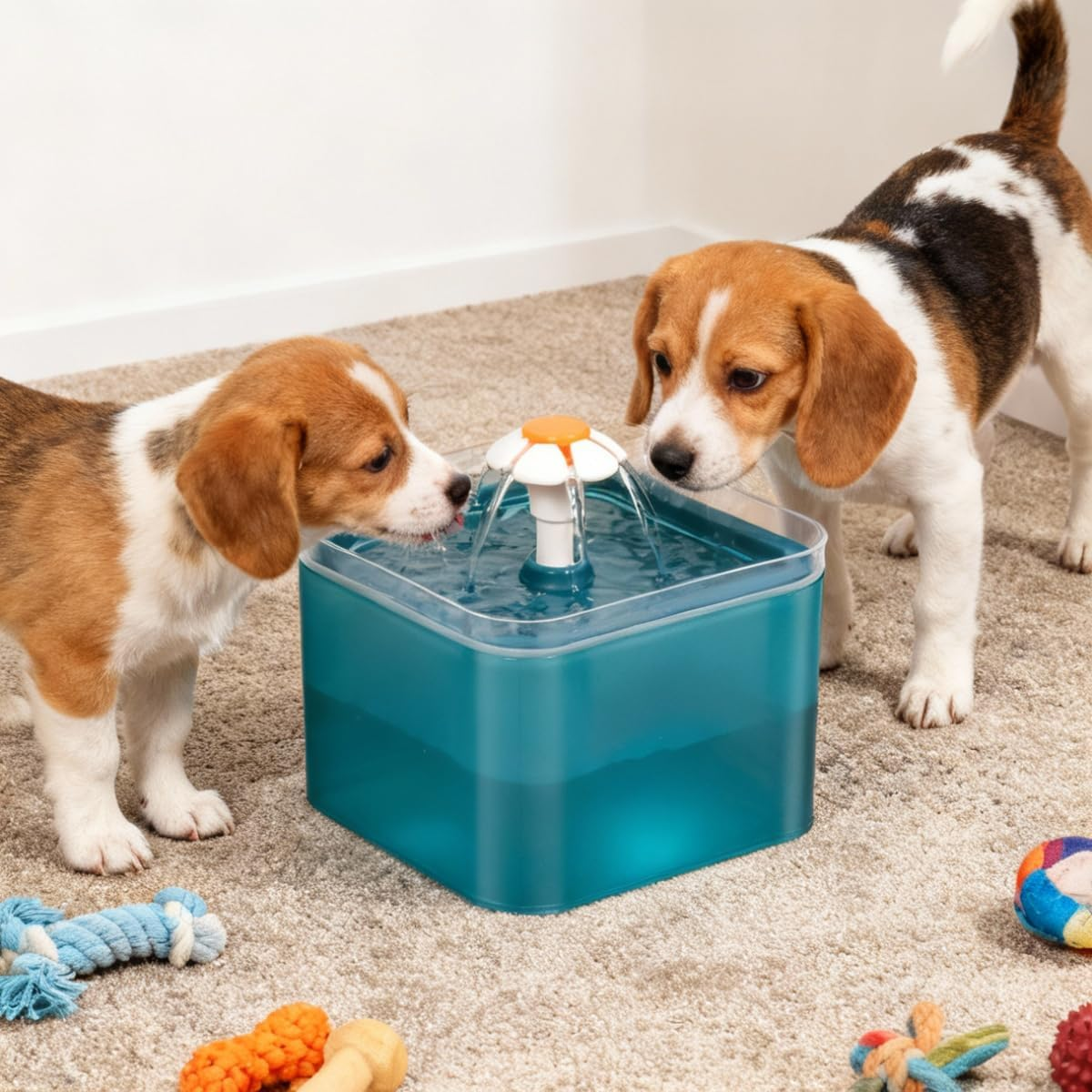 Namvo Intelligent Pet Water Dispenser,Ultra Quiet Circulating Active Water Multiple Filtration Cat and Dog Feeder