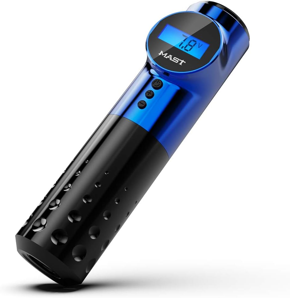 Mast Archer Wireless Tattoo Pen Machine, Rotary Tattoo Gun with Powerful Motor by Mcore, 2,000Mah Battery by Mastlabs for Run Long Time 3.5Mm Stroke Gradient Purple