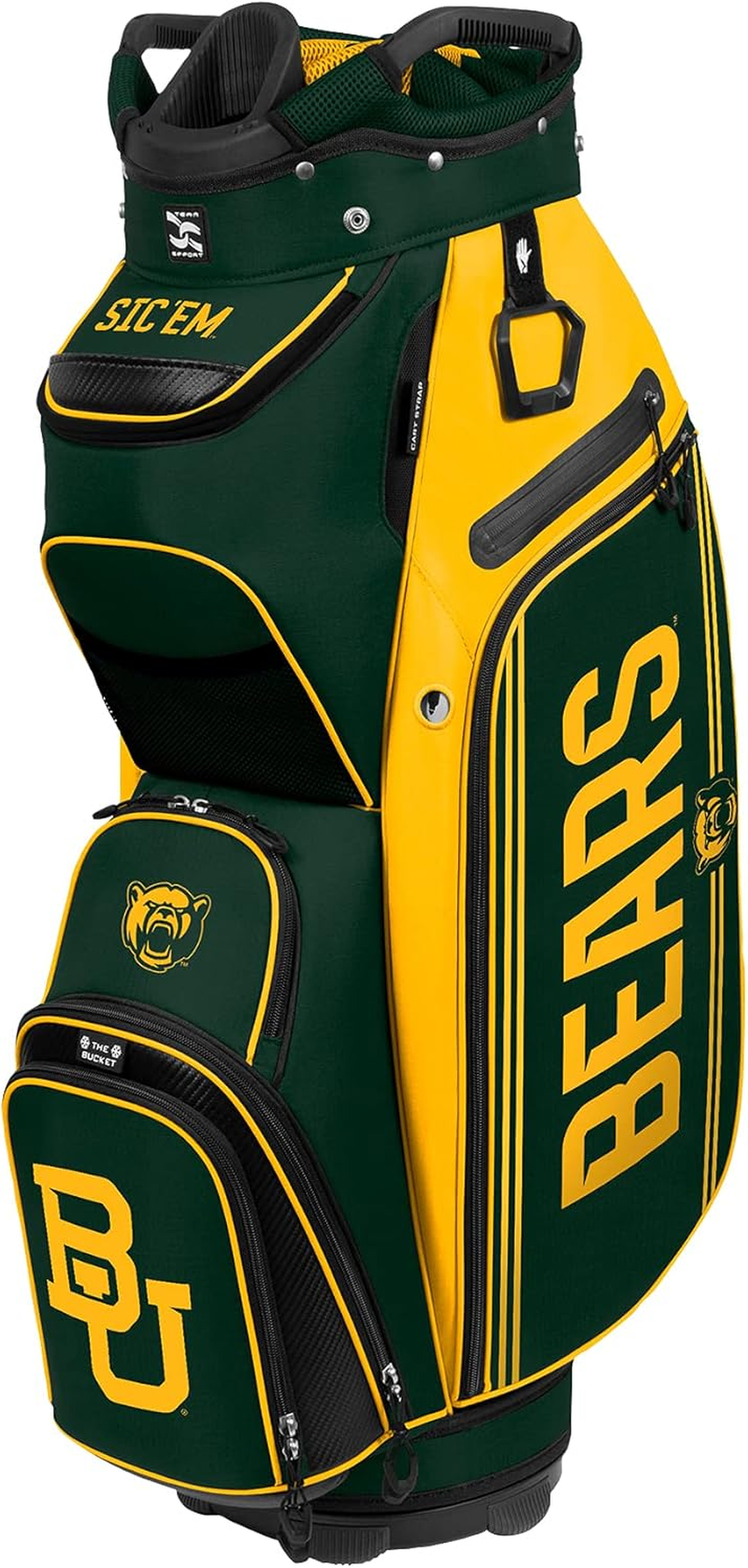 Team Effort NCAA the Bucket III Cooler Cart Golf Bag