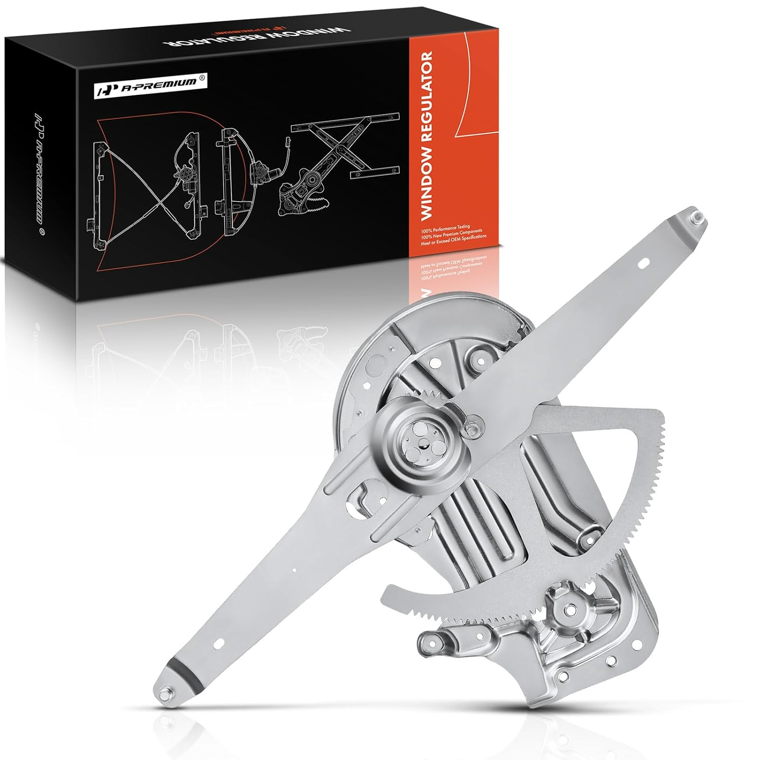 A-Premium Window Regulator Replacement for Volvo S80 1999-2006 without Motor Front Right image number 1