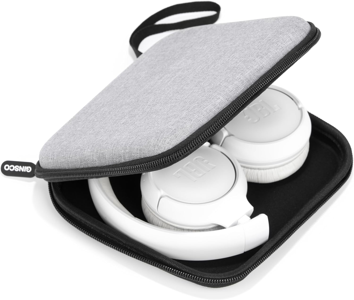 Ginsco Ultra-Slim Case Compatible with JBL Tune 510BT Bluetooth Headphones, with JBL Tune 520BT/670NC Live 460NC, Wireless On-Ear Headphones, Travel Carrying Headphone Case (Purple)