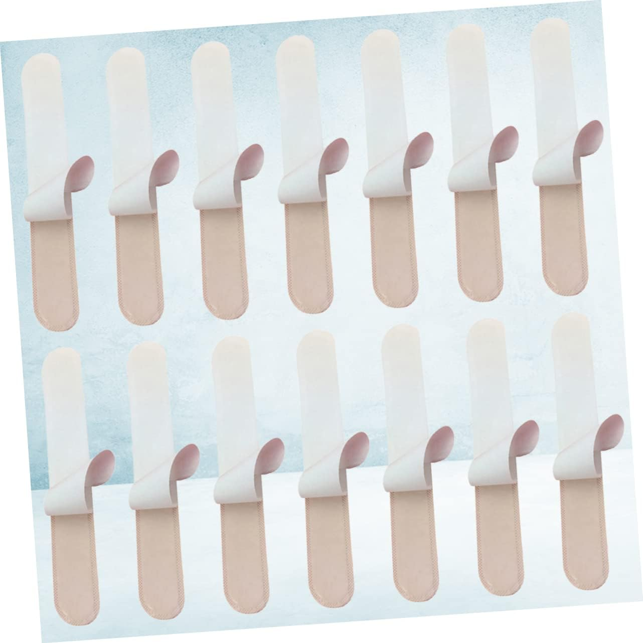 Beavorty 90Pcs Disposable Sweatband Collar Protector for Hats Absorbent Neck Liner Pads against Sweat Stains for Caps Sweatband Use image number 2