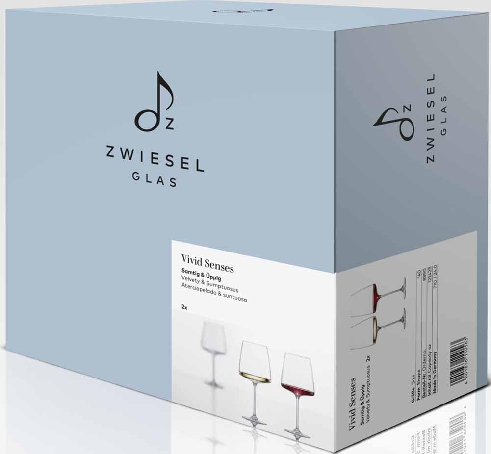Zwiesel Glas 122428 Wine Glass, Red and White, Vivid Sense Mellow Luxury Wine, 25.0 Fl Oz (710 Ml) (Set of 2) image number 4
