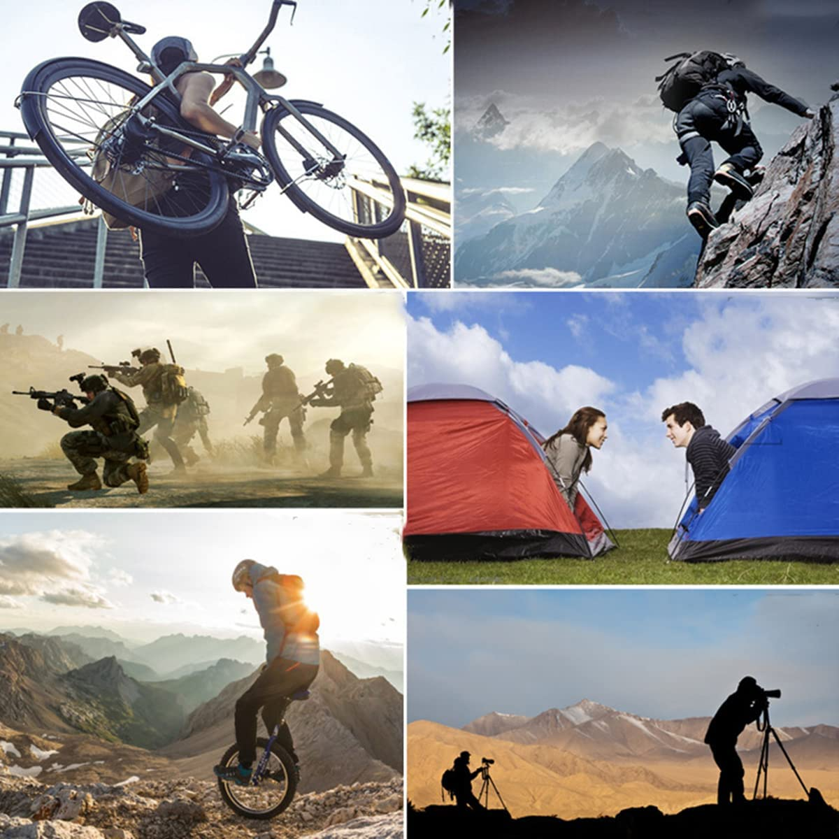 Camouflage Kettle,Titanium Military Canteen Cups,Aluminum Military Canteen Water Bottle,Army Style Water Bottle Canteen,With Cover Bag for Camping Hiking Backpacking Hunting (Jungle Camouflage) - Woodland Camouflage image number 3