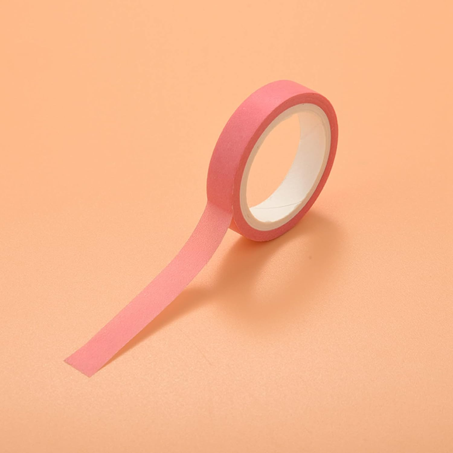 60 Pcs/Set Basic Solid Color Washi Tape Rainbow Masking Tape Decorative Adhesive Tape Sticker Scrapbook Diary Stationery image number 1