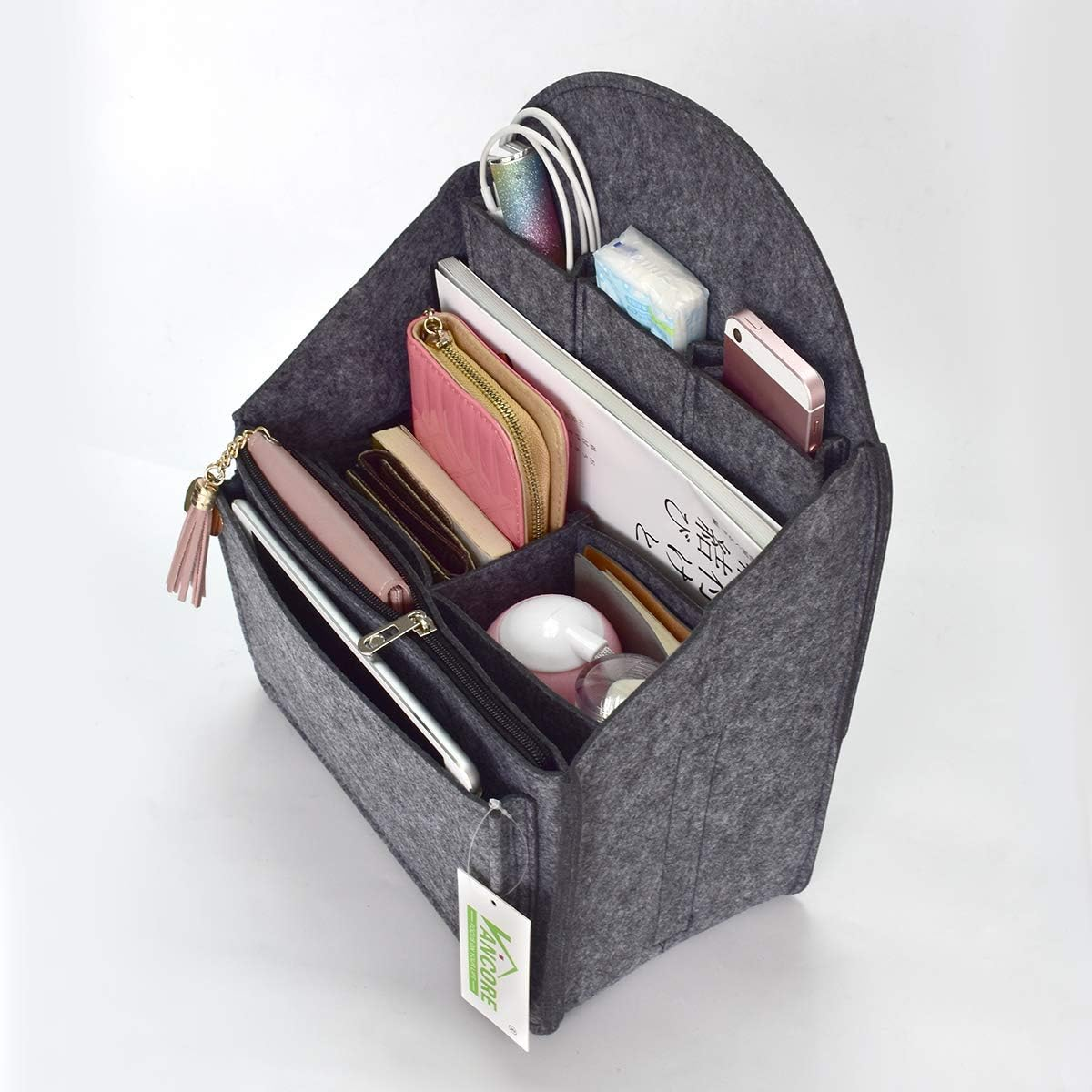 VANCORE Felt Backpack Organizer Insert for Rucksack Handbag Shoulder Bag image number 1