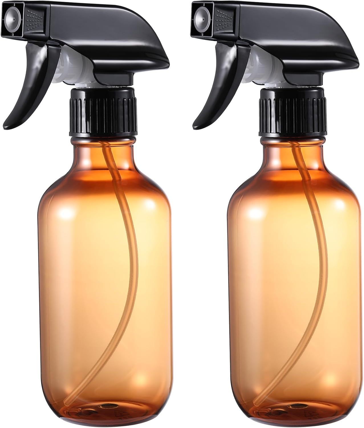 Plastic Spray Bottles Frosted Clear, Plant Mister Spray Bottle， 10Oz Refillable Empty Spray Bottles with Adjustable Nozzle Mist/Stream, Water Spray Bottle for Hair, Cleaning Solutions, Pet, Cooking