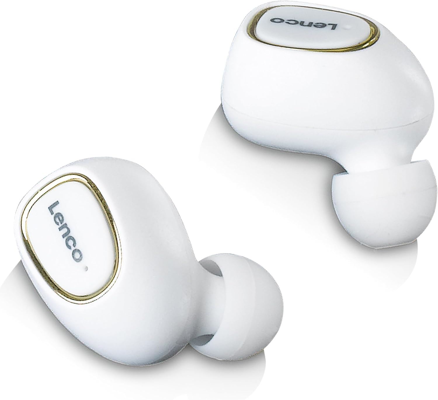 Lenco Epb-440 Bluetooth Headphones - True Wireless In-Ear Headphones with Charging Case 850 Mah - 4 Hours Playtime - IP67 Waterproof - Bluetooth V4.2 - Sports Earphones