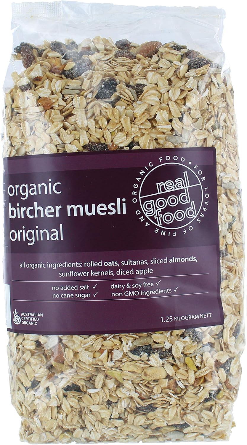 Real Good Food Organic Bircher Muesli 1.25 Kg, 1.25 Kg image number 1