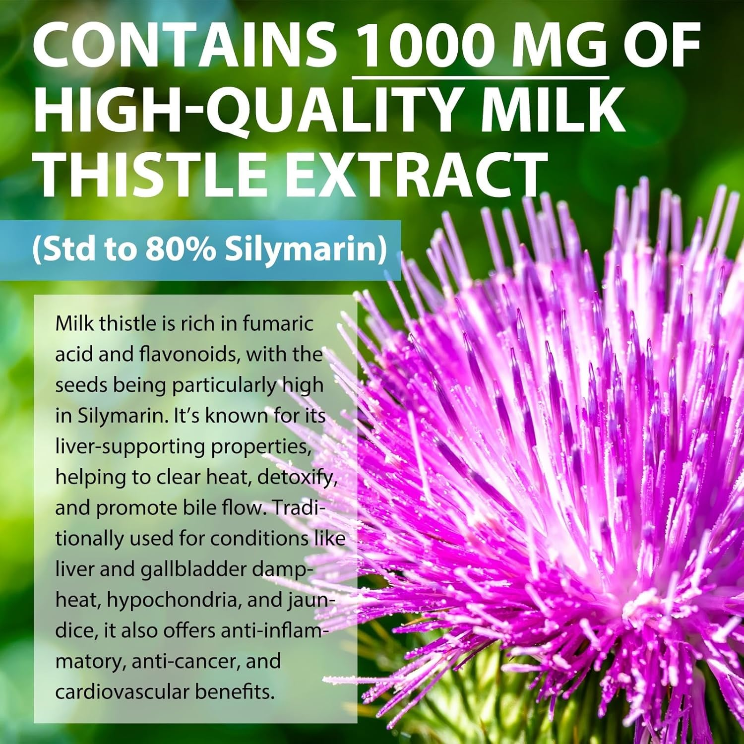 Liver Health Support Drops &ndash; Milk Thistle, Dandelion & Artichoke Blend &ndash; Natural Liquid Cleanse & Detox Support Formula &ndash; Liver Care Supplement &ndash; 60Ml Bottle image number 5