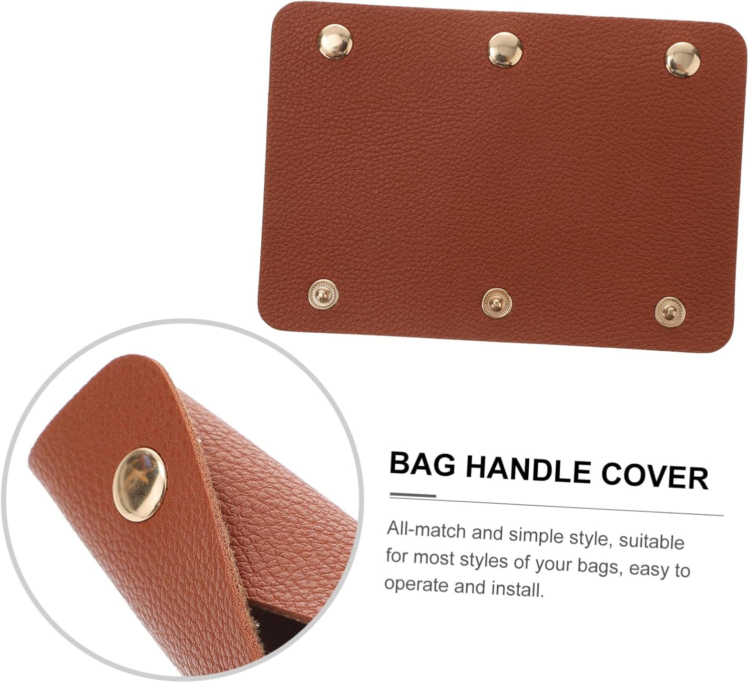 Beaupretty 6Pcs Bag Handle Wrap for Handbags Wallet Protector Purse Saddle Bag Decoration image number 4