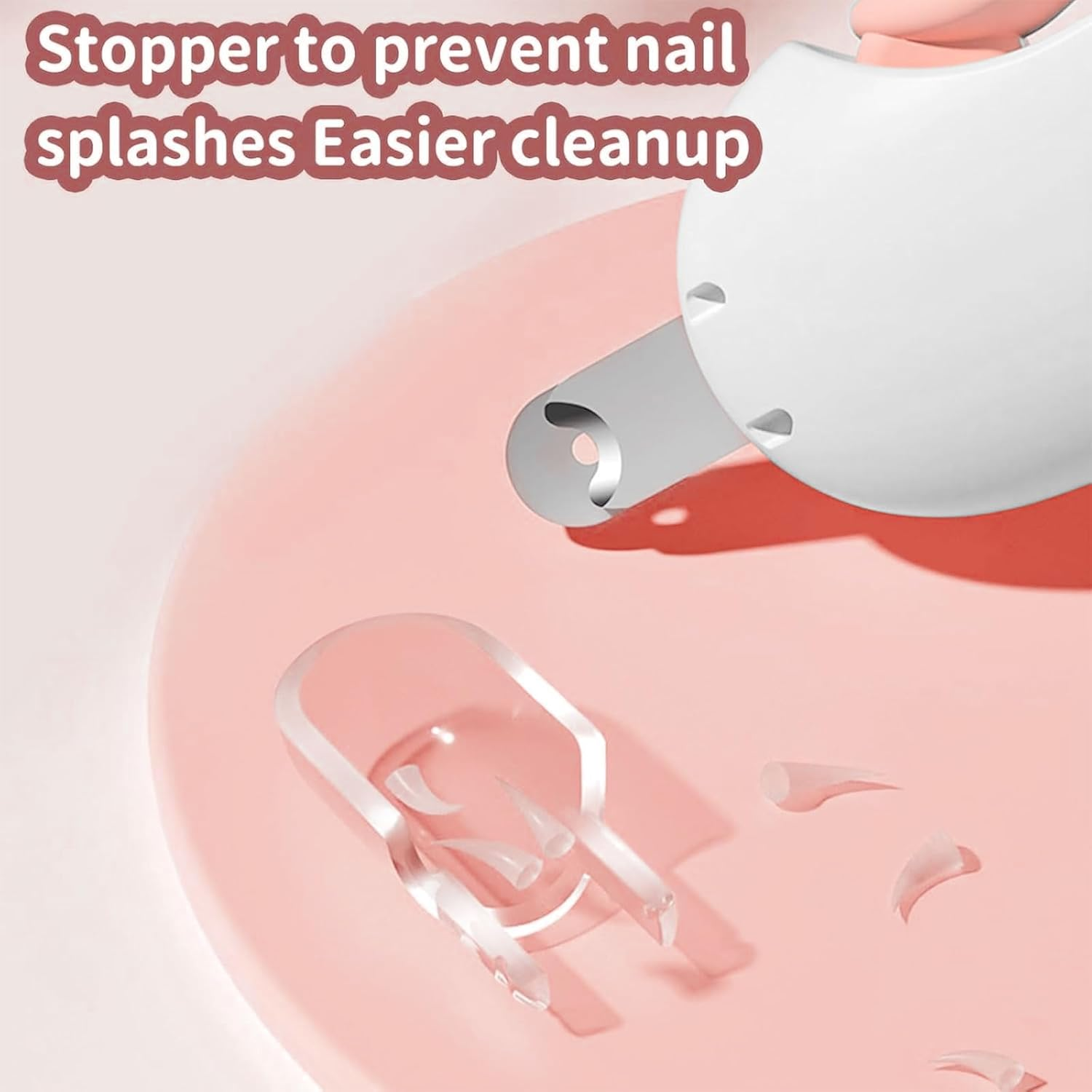 LUPAPA Cat Nail Clippers with Nail File, Adjustable Aperture Cat Nail Trimmer for Pets Claw Care Pet Grooming image number 6