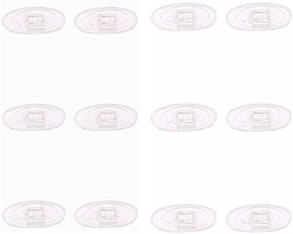 Clear Push-On Nose Pads for Oakley Eyeglass Frames OX5079 OX5038 OX5066 OX5088 OX3102 OX5040 OX5042 Etc.