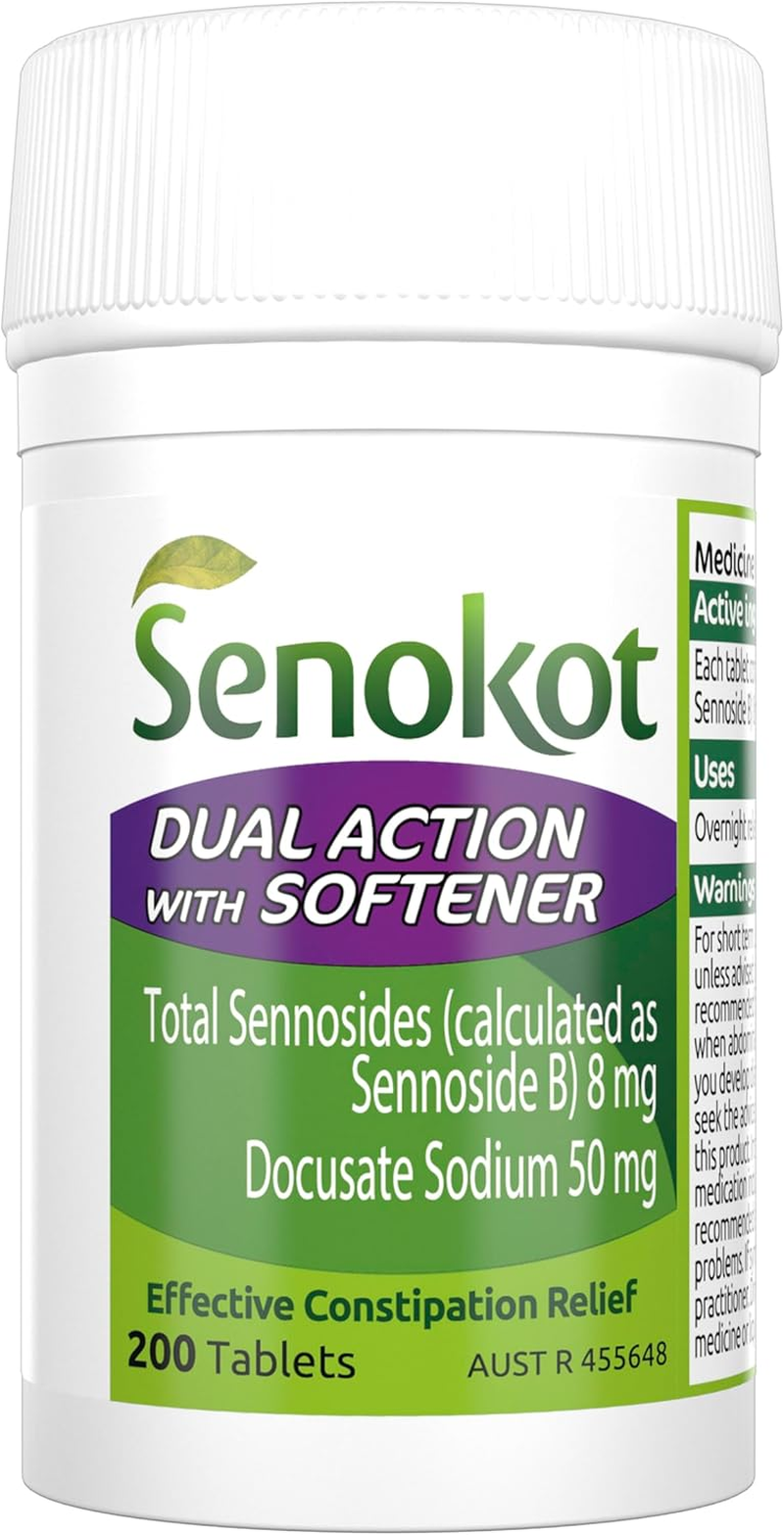 Senokot Dual Action with Softener for Effective Constipation Relief 200 Pack image number 5
