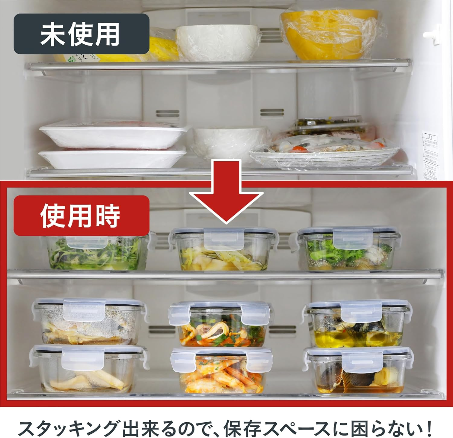 CBJAPAN Heat-Resistant Glass Storage Container, Round, 13.5 Fl Oz (400 Ml), Set of 6, Prepared, Freezer, Microwave Safe, Dishwasher Safe, Hot Water Disinfection, Atomico image number 3