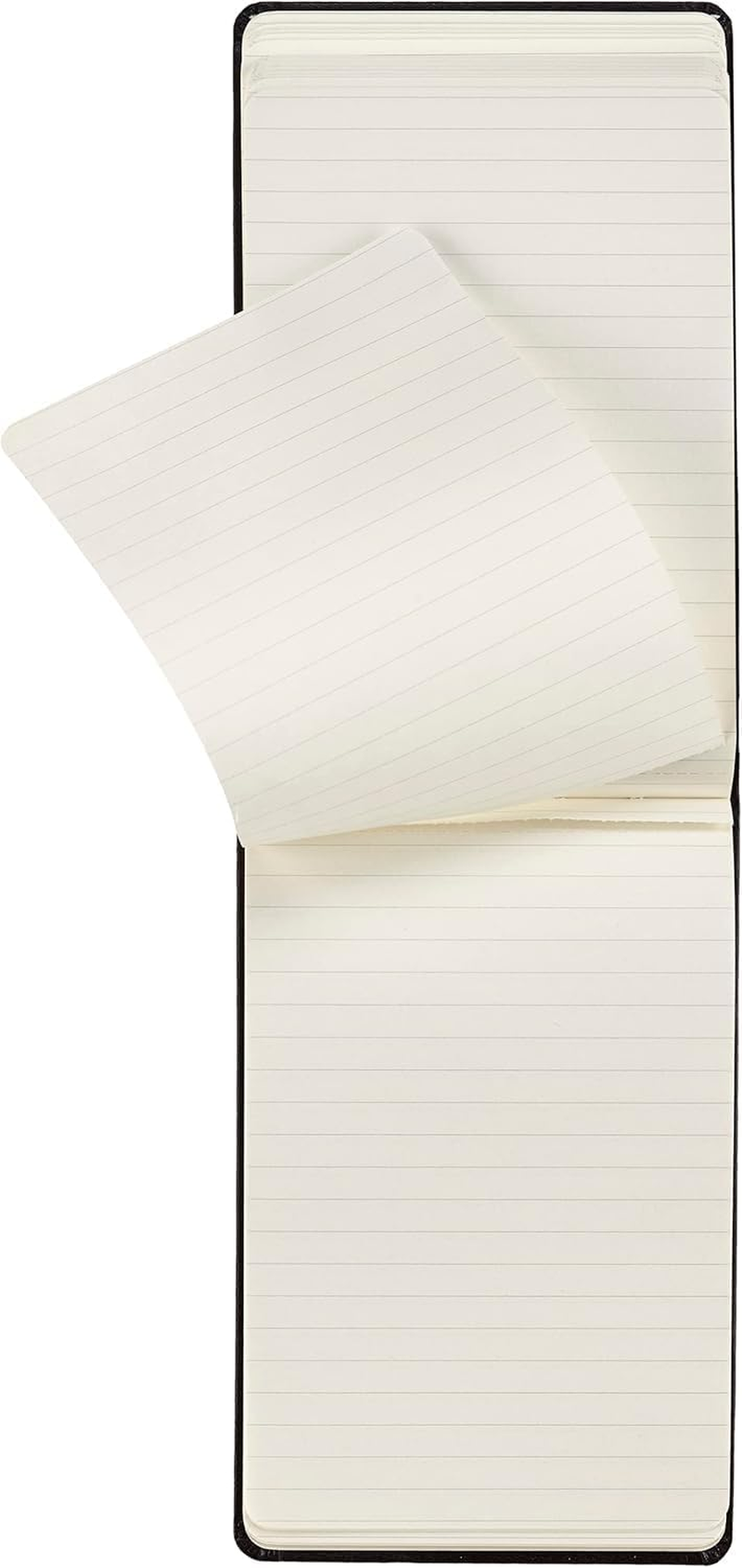 Moleskine Classic Reporter Hard Cover Notepad - Ruled - Pocket - Black, (QP511) image number 4