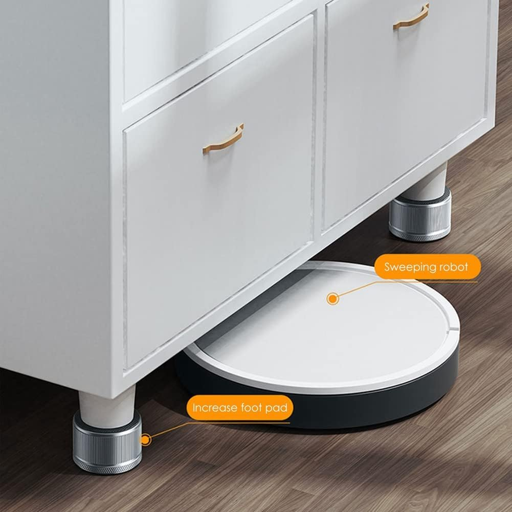 Mifrsnu 4Pcs Adjustable Bed Chair Risers Heavy Duty Furniture Risers Sofa Table Risers Bottom Protect Floors anti -1 image number 6