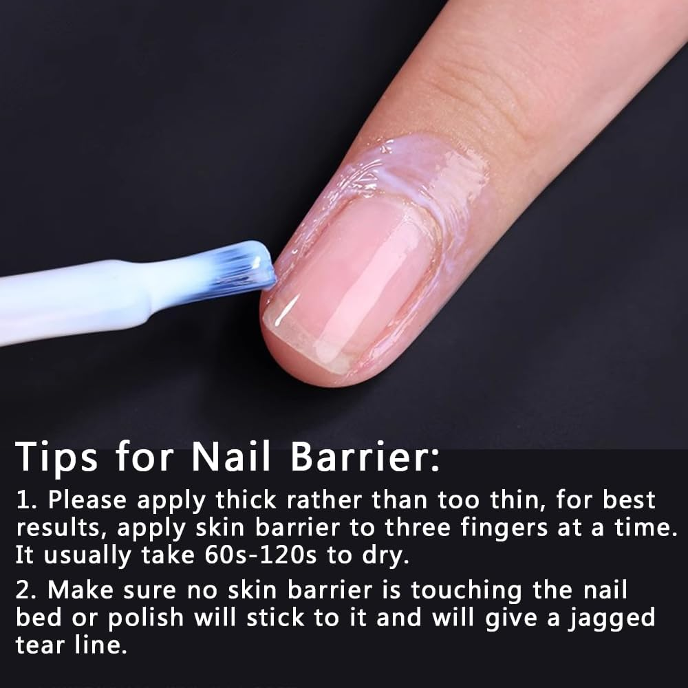 15Ml Liquid Latex Tape Peel Off, Nail Cuticle Guard Skin Barrier Protector for Home DIY Nail Art Salon image number 3