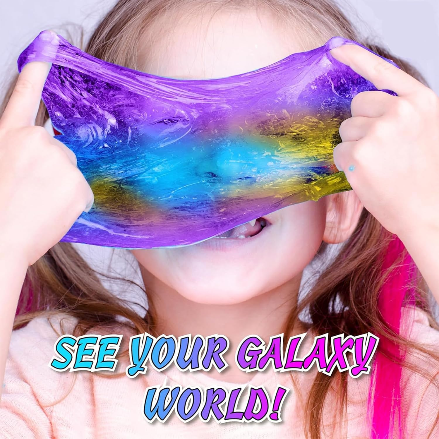 Toy Galaxy Slime Kit for Boys Girls 6-12 Years Old, Glimmer Crunchy Slime, Foam Slime,Butter Slime, Stress Relief Toys, Party Favors for Kids, Fun Idea for Christmas & Easter image number 2