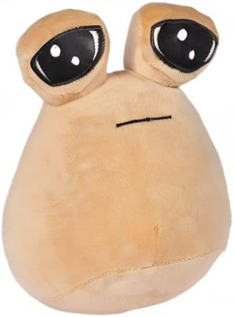 8.6In Alien Pou Plush Toy,Cute Emotion Alien Plushie Stuffed Animal Pillow Christmas Birthday Gifts for Boys and Girls (2Pcs Alien Plush Toy) image number 1