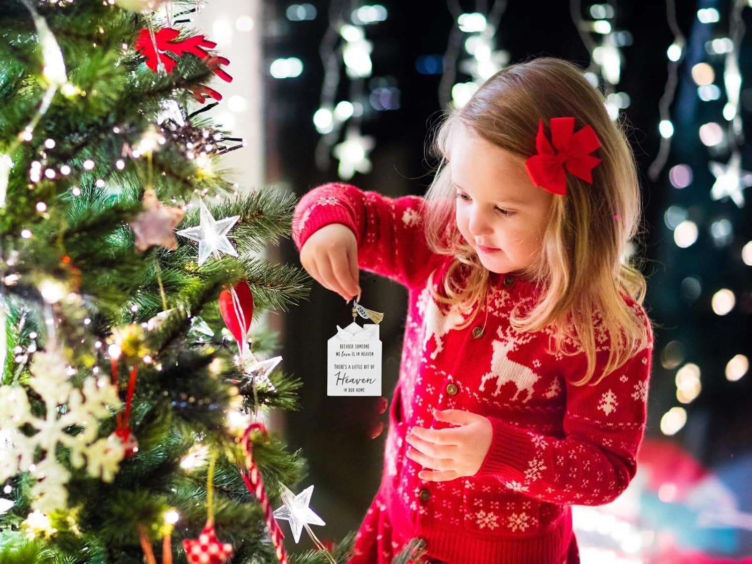 Memorial Christmas Ornament - Arrives in Gift Box - Durable Resin Christmas Ornament - Christmas Tree Decoration and Christmas Tree Ornament - Sympathy Ornament - 2024 Christmas Ornament