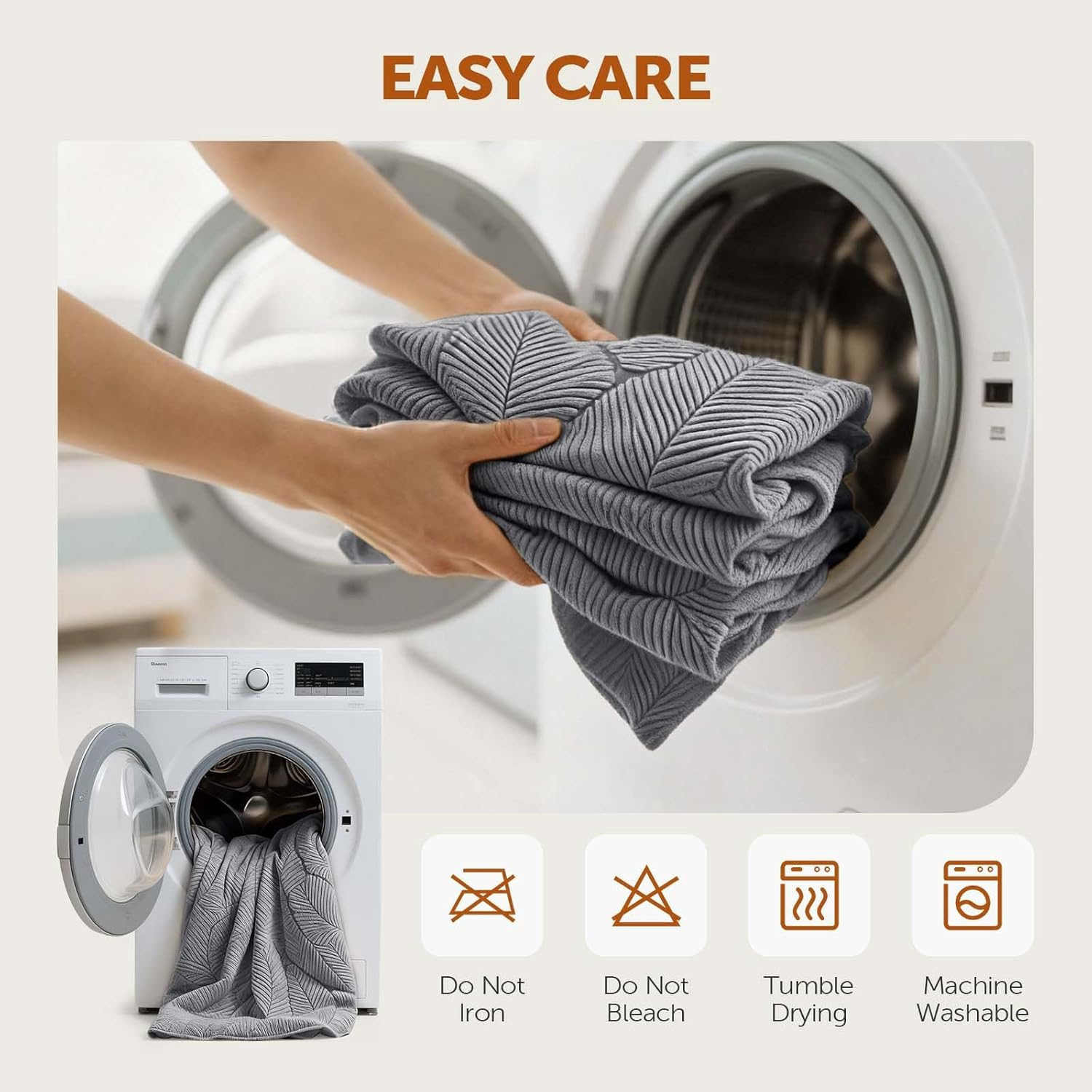 Tokokimo Stretch Soft Sofa Loveseat Couch Cover, Dual Waterproof Sofa Cover 1 Seater, Stretch Maple Leaf Jacquard Sofa Slipcover, Leakproof Furniture Protector for Kids, Pets, Dog and Cat (Dark Gray) image number 1