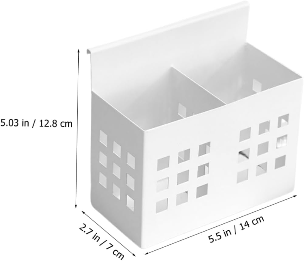 SHINEOFI Office Cubicle Hanging Pencil Holder Metal Pen Holder Screen Partition Desk Organizers Vanity Organizers Storage