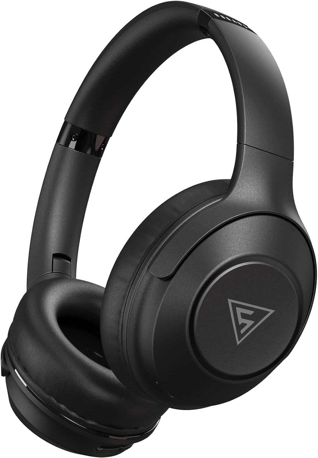 DOQAUS Bluetooth Headphones Wireless, 70H Playtime Bluetooth 5.3 Wireless Headphones over Ear, 3 EQ Modes, Hifi Stereo Foldable Headphones with Microphone, Soft Earpads, for Phone PC Travel(Black)