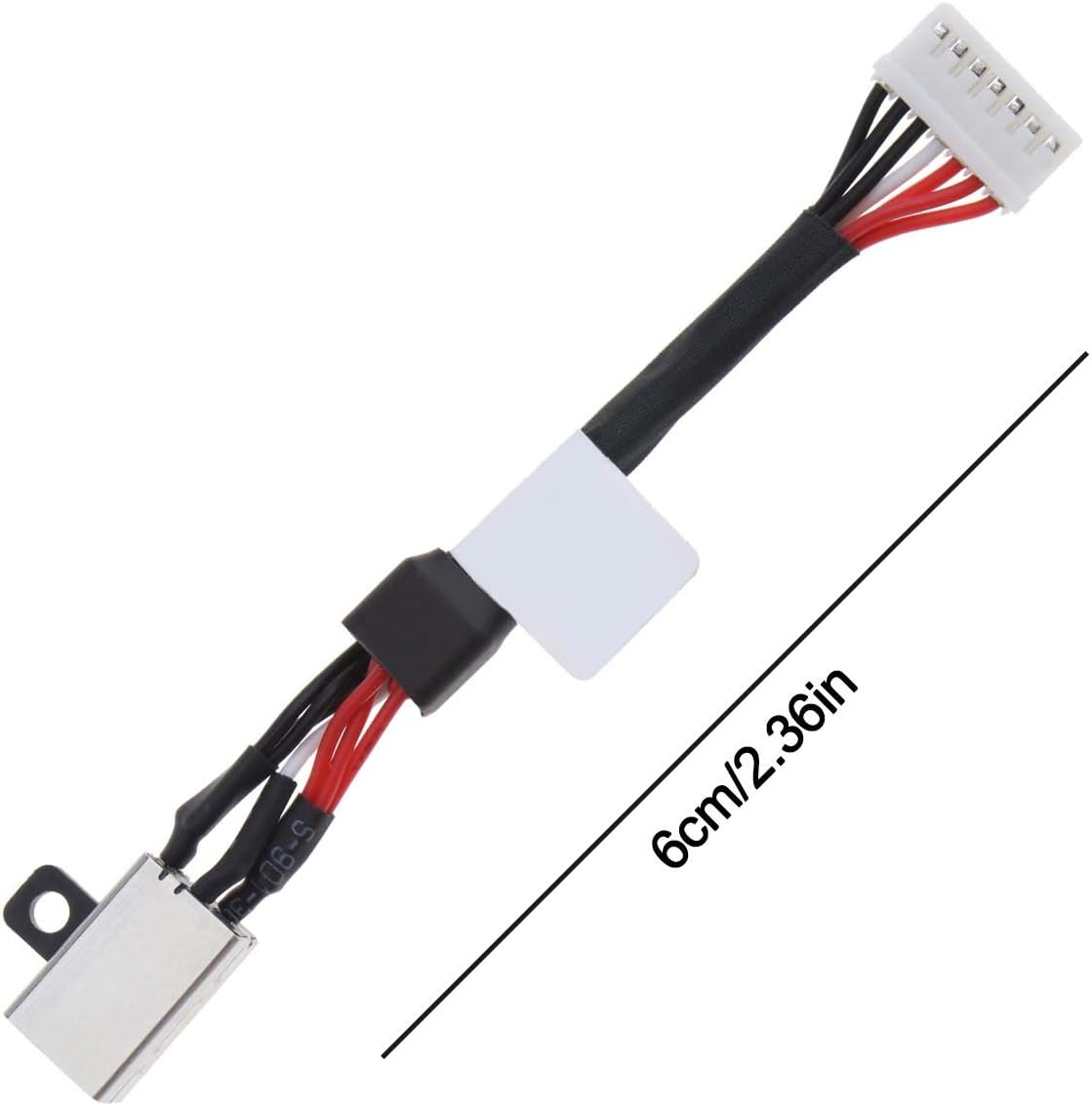 Emsea Notebook DC Power Interface Charging Port Jack Socket Connector Harness Wire Cable Compatible with Dell XPS 15 9550 9560 DC30100X300 P56F image number 1