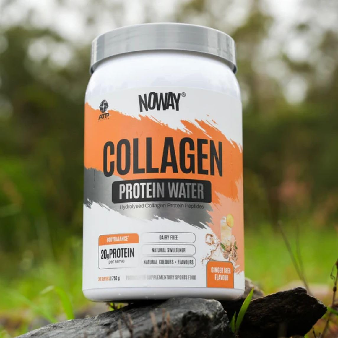 ATP Science NOWAY Collagen Protein Water 750Gm Ginger Beer Flavour image number 1