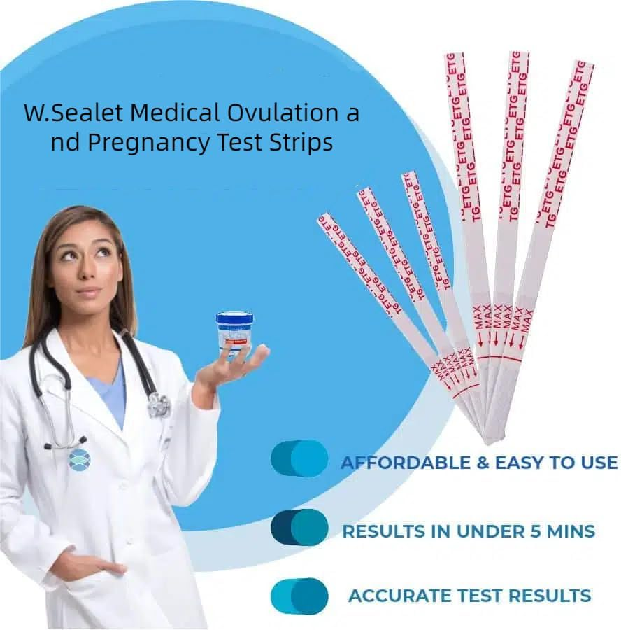 Professional Ovulation & Pregnancy Test Strips Kit: 50 LH + 20 HCG Fertility Tests | 99% Clinically Accurate | Early Detection | 5-Min Fast Results | Hygienic Home Testing image number 4