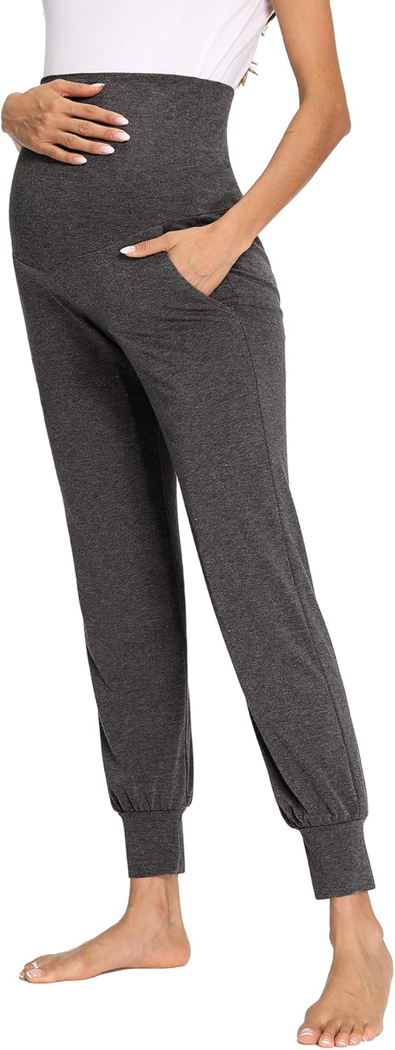 Fitglam Women'S Harem Capri Pants Comfy Cropped Yoga Jogger Workout Lounge Pants image number 5